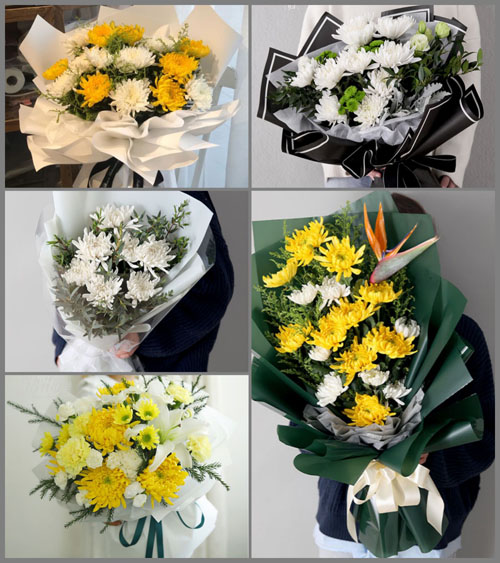 河南洛阳偃师市缑氏镇白事花束代送
